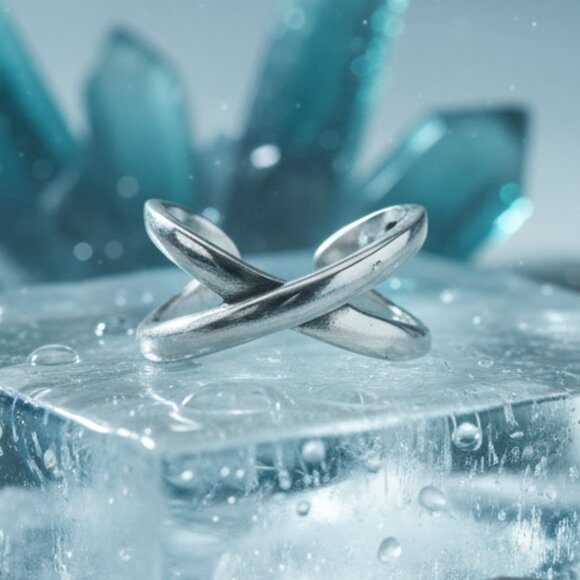 🆕️S925 Sterling Silver Infinity Love Knot Adjustable Ring 💍 Minimalist Chic ✨ - Picture 6 of 12